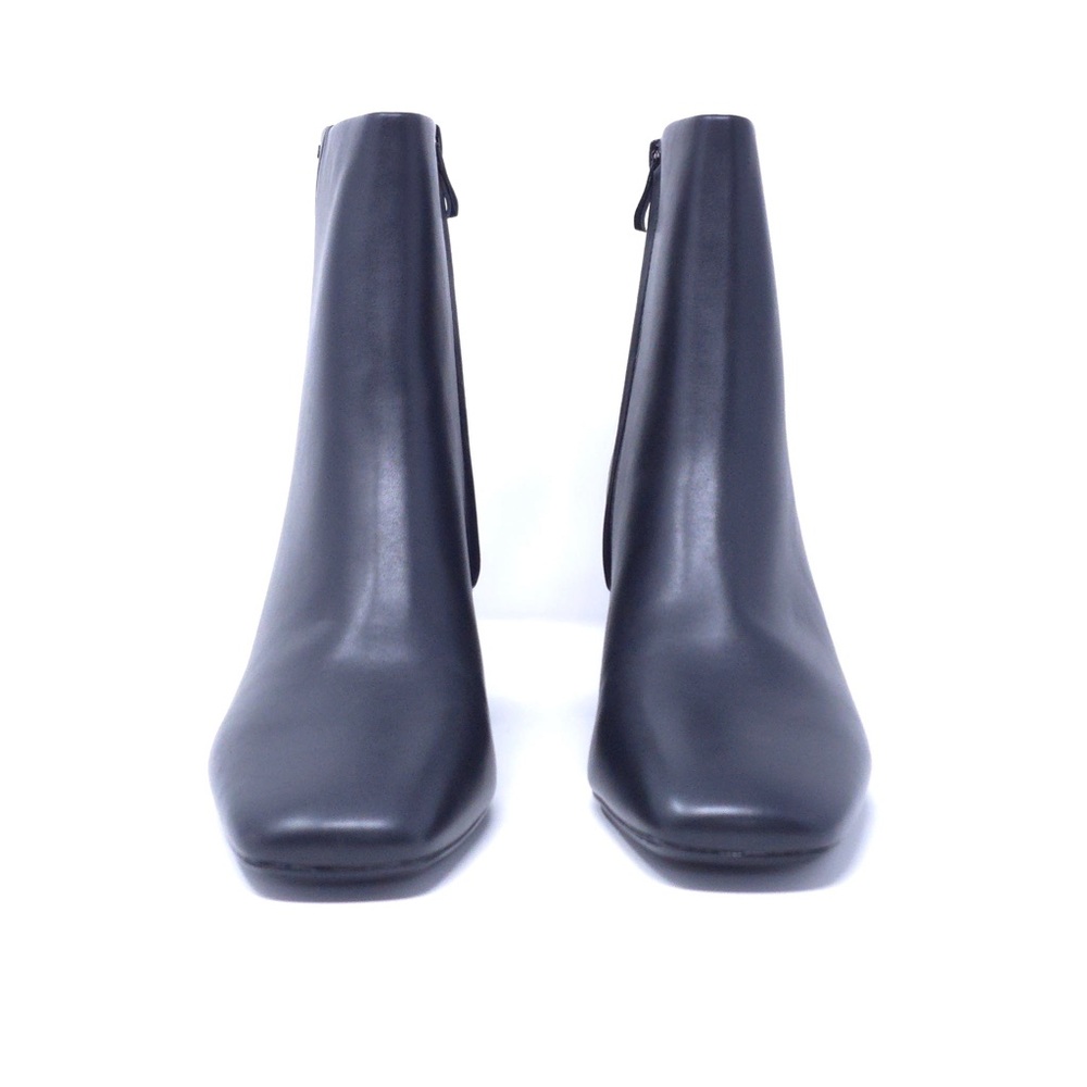 Dkny Caleena Helled 64MM Faux Leather Ankle Boots, Black - Picture 3 of 12